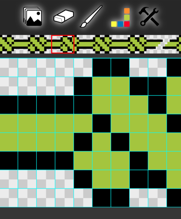 scrolling around big images